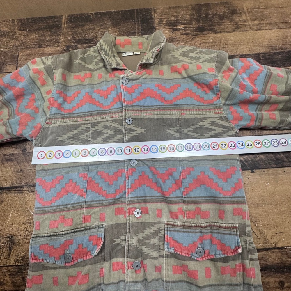 Chicos Design Southwestern Pattern Button Up Jack… - image 4
